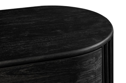 Modrest Fields Modern Black Acacia Dresser