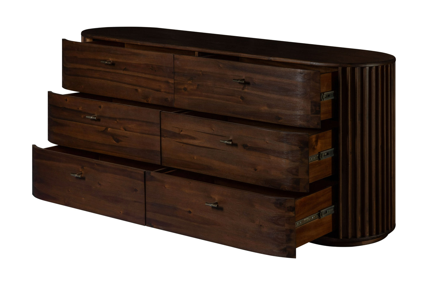 Modrest Fields Modern Walnut Acacia Dresser