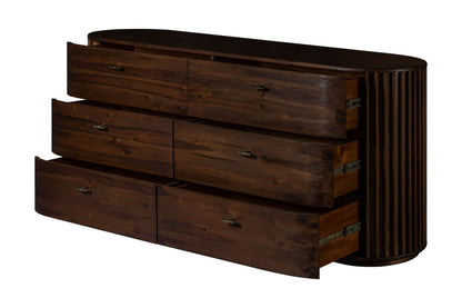 Modrest Fields Modern Walnut Acacia Dresser