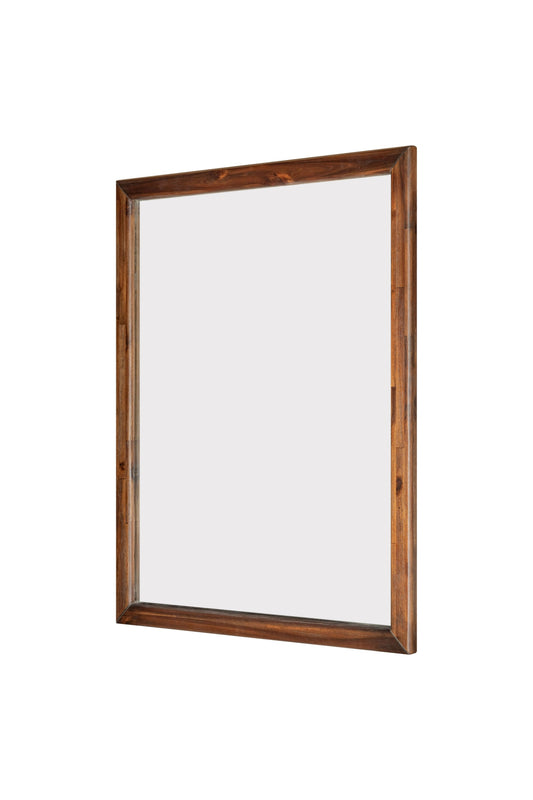 Modrest Fields Modern Walnut Acacia Mirror