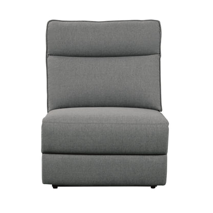 Homelegance Maroni Power Reclining Sofa in 2-Tone Gray 8259DG-3PWH