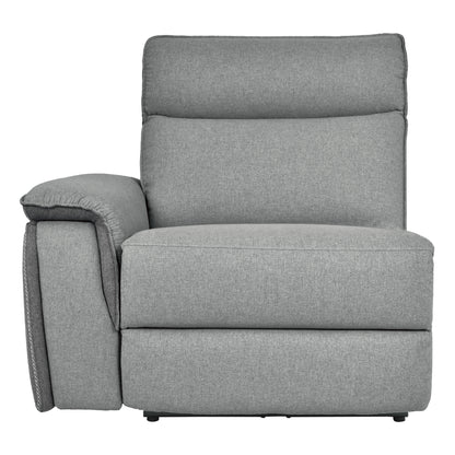 Homelegance Maroni Loveseat Power Reclining 2-Tone Gray 8259-2PWH