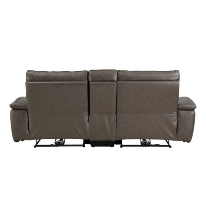 Homelegance Maroni Loveseat Power Reclining Dark Brown 8259RFDB-2CNPWH
