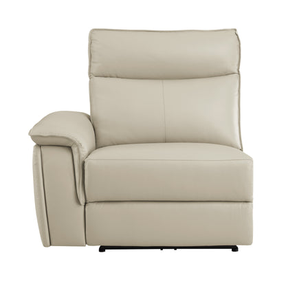 Homelegance Maroni Sectional Sofa in Soft Cream Fabric 8259RFTP-6SCPWH