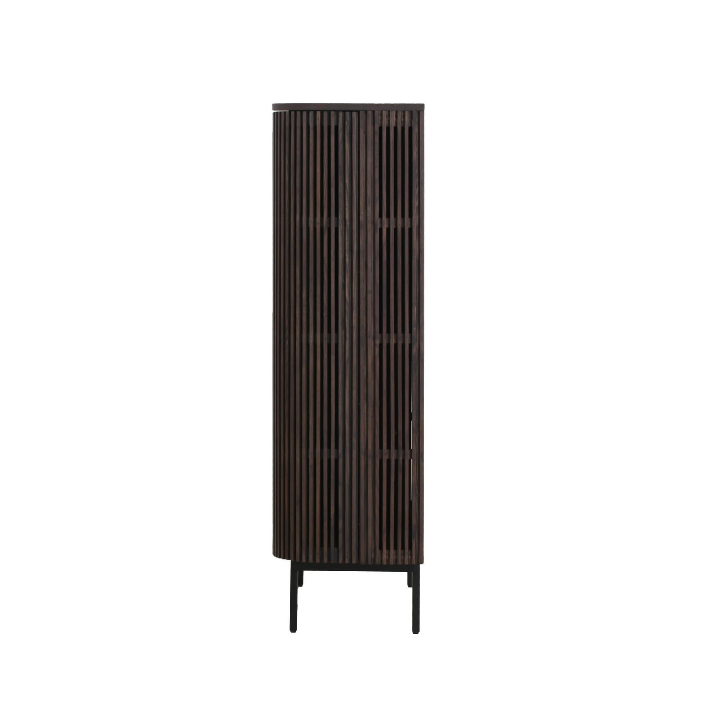 Modrest Clifton Modern Smoked Ash Tall Buffet