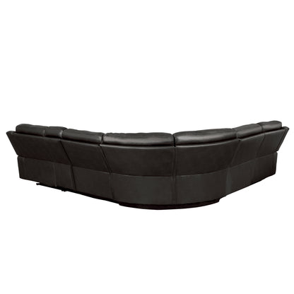 Homelegance Falun Sectional Sofa in Dark Brown 8260DB-6PW