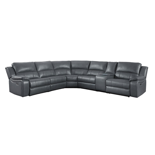 Homelegance Falun Sectional Sofa in Gray 8260GY-6PW for Stylish Living Spaces