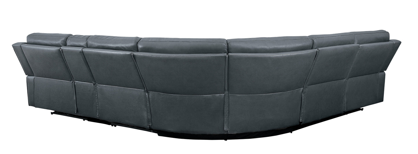 Homelegance Falun Sectional Sofa in Gray 8260GY-6PW for Stylish Living Spaces