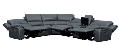 Homelegance Falun Sectional Sofa in Gray 8260GY-6PW for Stylish Living Spaces