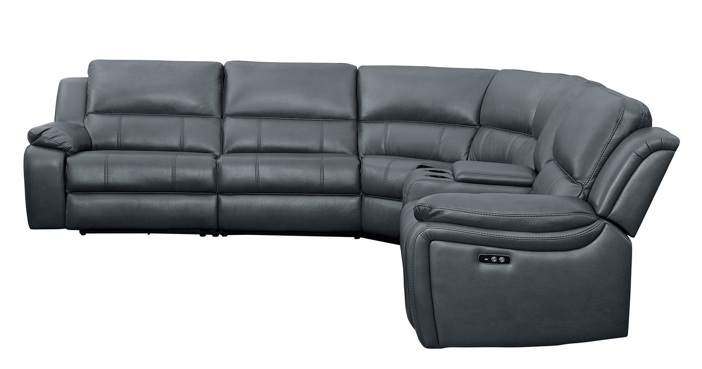 Homelegance Falun Sectional Sofa in Gray 8260GY-6PW for Stylish Living Spaces