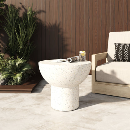 Modrest Fate Modern Terrazzo Concrete End Table
