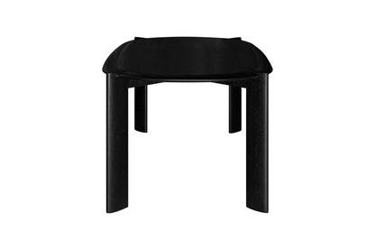 Modrest Steven Modern Black Oval Dining Table