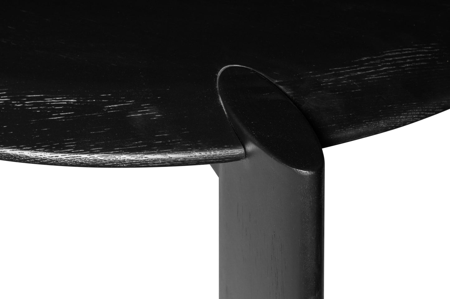 Modrest Steven Modern Black Oval Dining Table