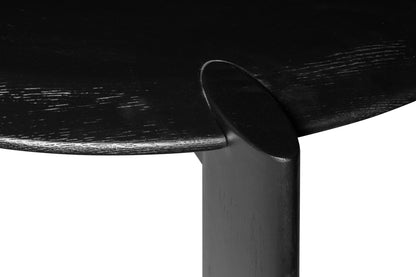 Modrest Steven Modern Black Oval Dining Table