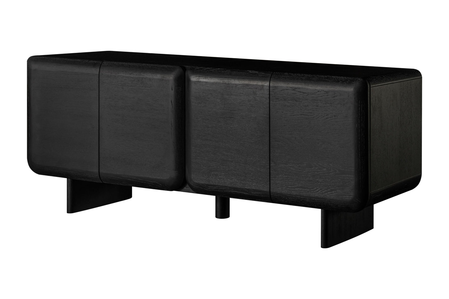Modrest Steven Modern Black Buffet