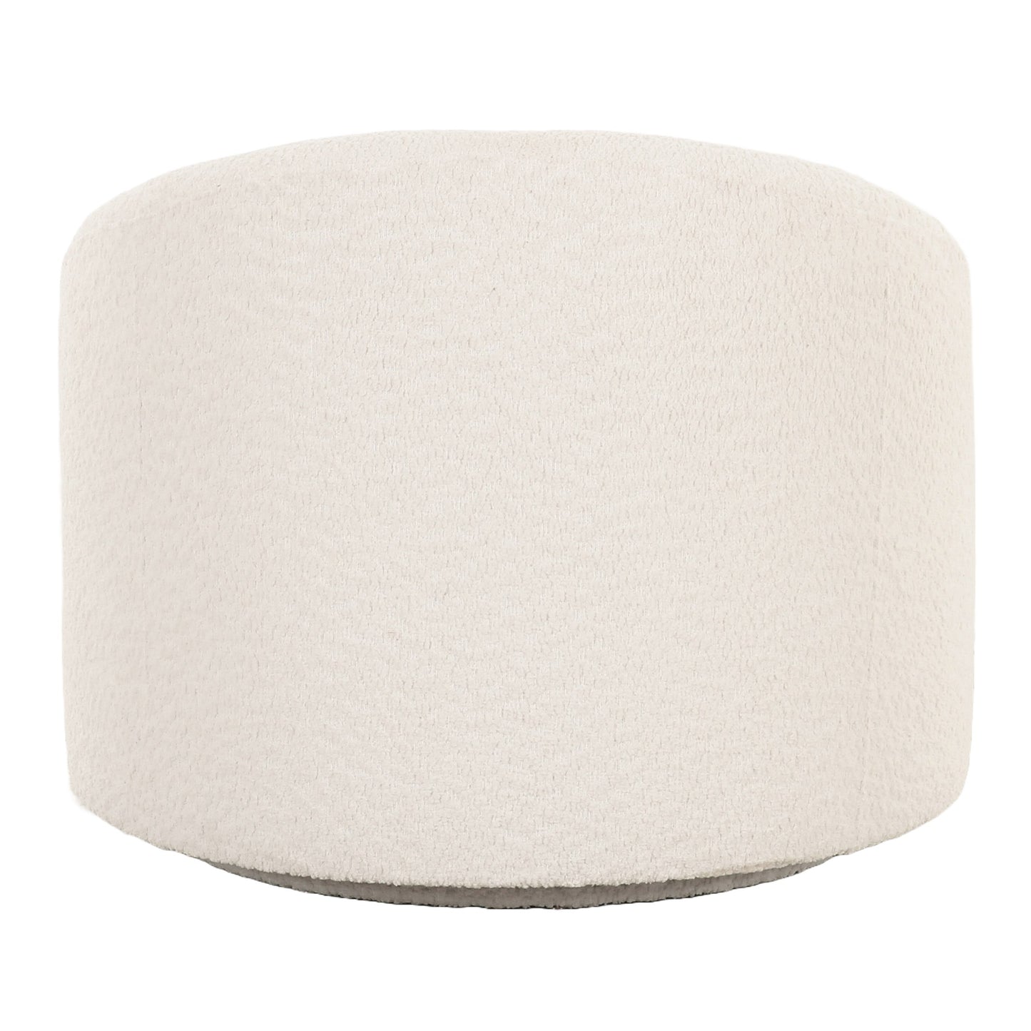 Modrest Frontier Glam Off-White Fabric Accent Chair