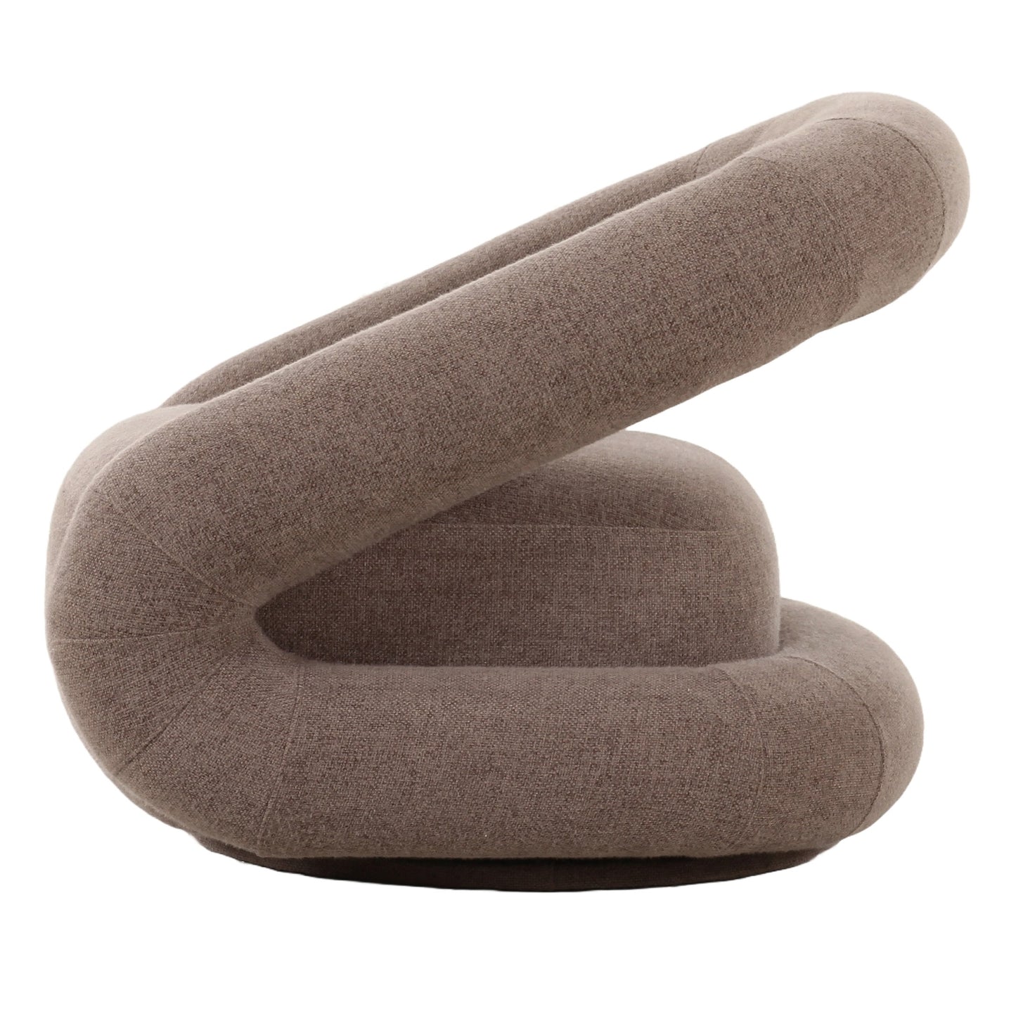 Divani Casa Tony Modern Brown Fabric Swivel Accent Chair