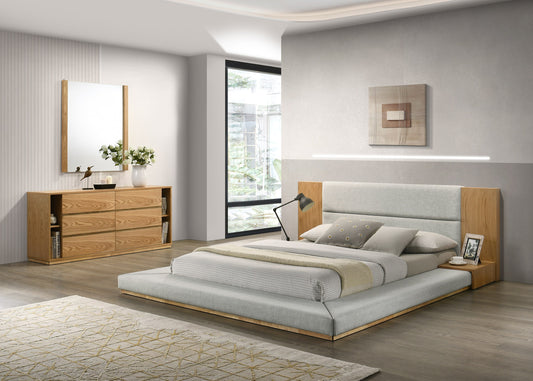 Nova Domus Jagger Modern Natural Oak Mirror