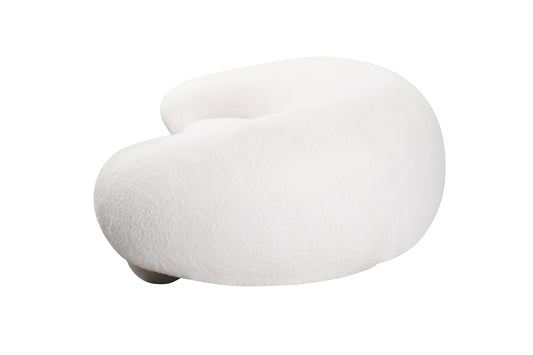 Divani Casa Fortune Contemporary White Fabric Sofa