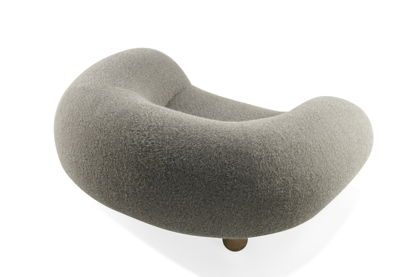 Divani Casa Clarity Contemporary Grey Fabric Accent Chair