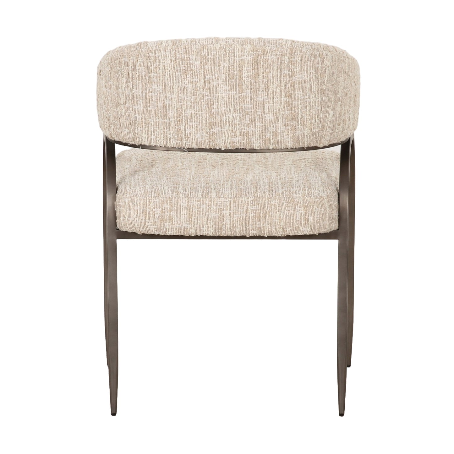 Modrest Kobe Modern Beige Fabric Dining Chair
