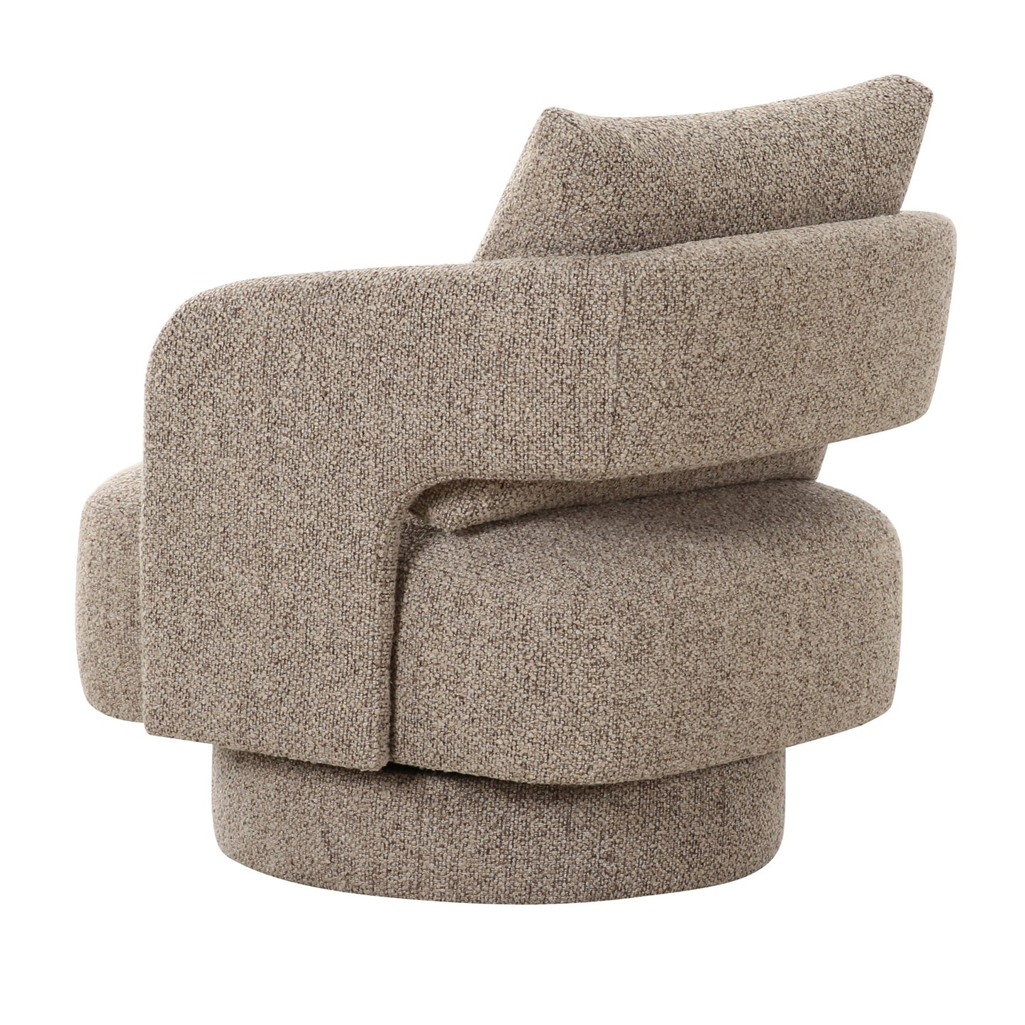 Divani Casa Johnny Modern Brown Fabric Accent Chair