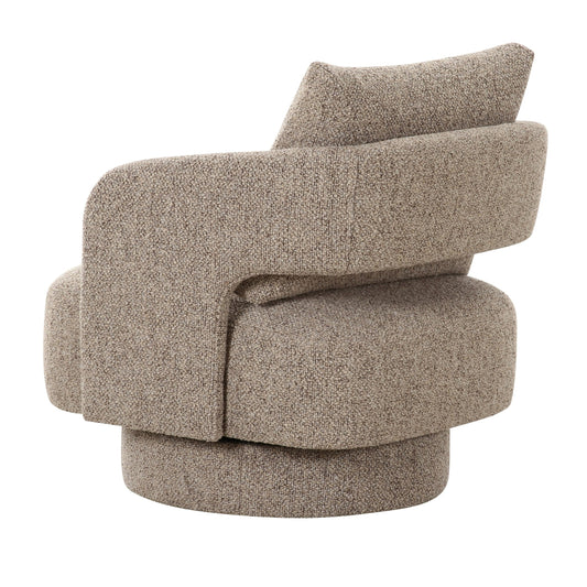 Divani Casa Johnny Modern Brown Fabric Accent Chair