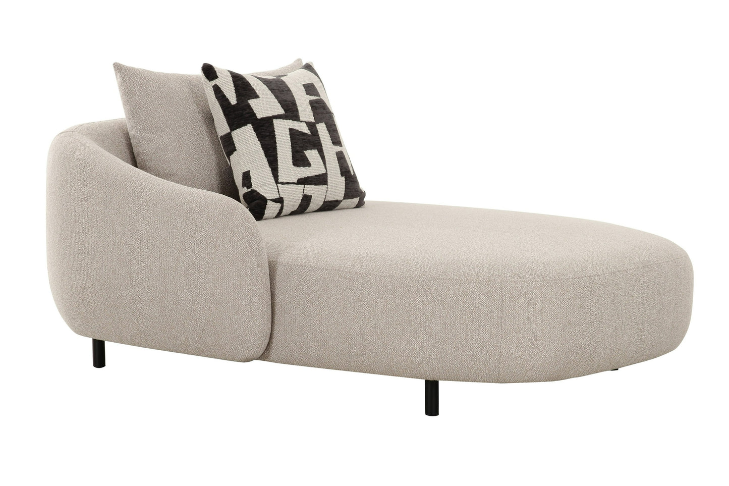 Divani Casa Marge Contemporary Beige Sectional Sofa