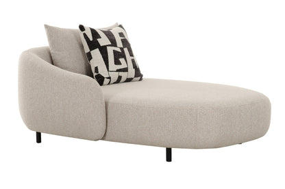 Divani Casa Marge Contemporary Beige Sectional Sofa