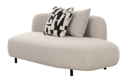 Divani Casa Marge Contemporary Beige Sectional Sofa
