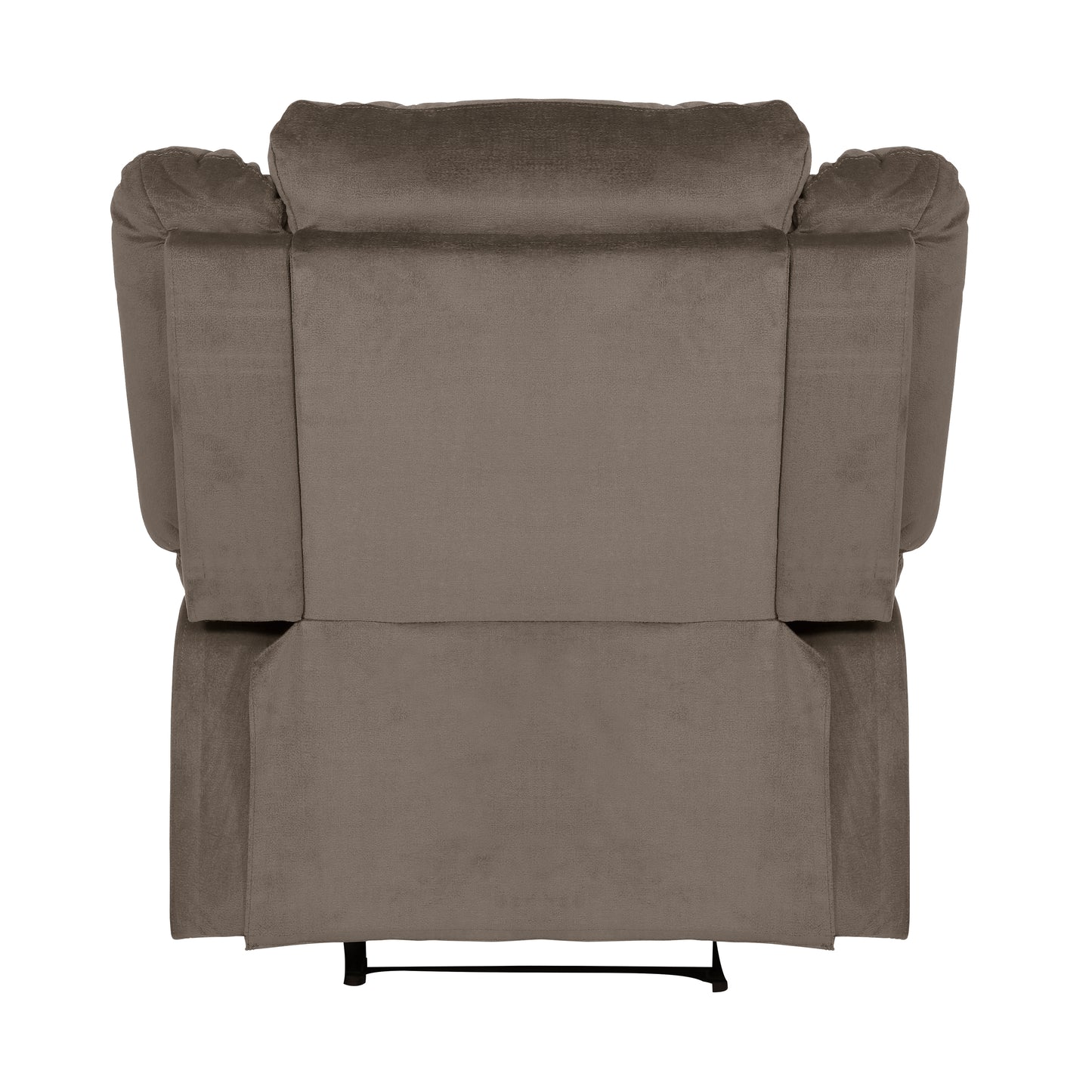 Homelegance Jarita Reclining Chair in Chocolate Microfiber 8329CH-1