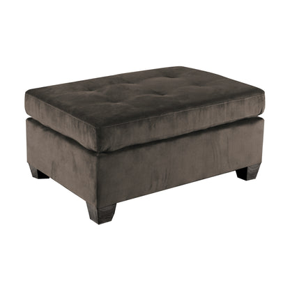 Homelegance Emilio Chocolate Microfiber Ottoman Bench 8367CH-4