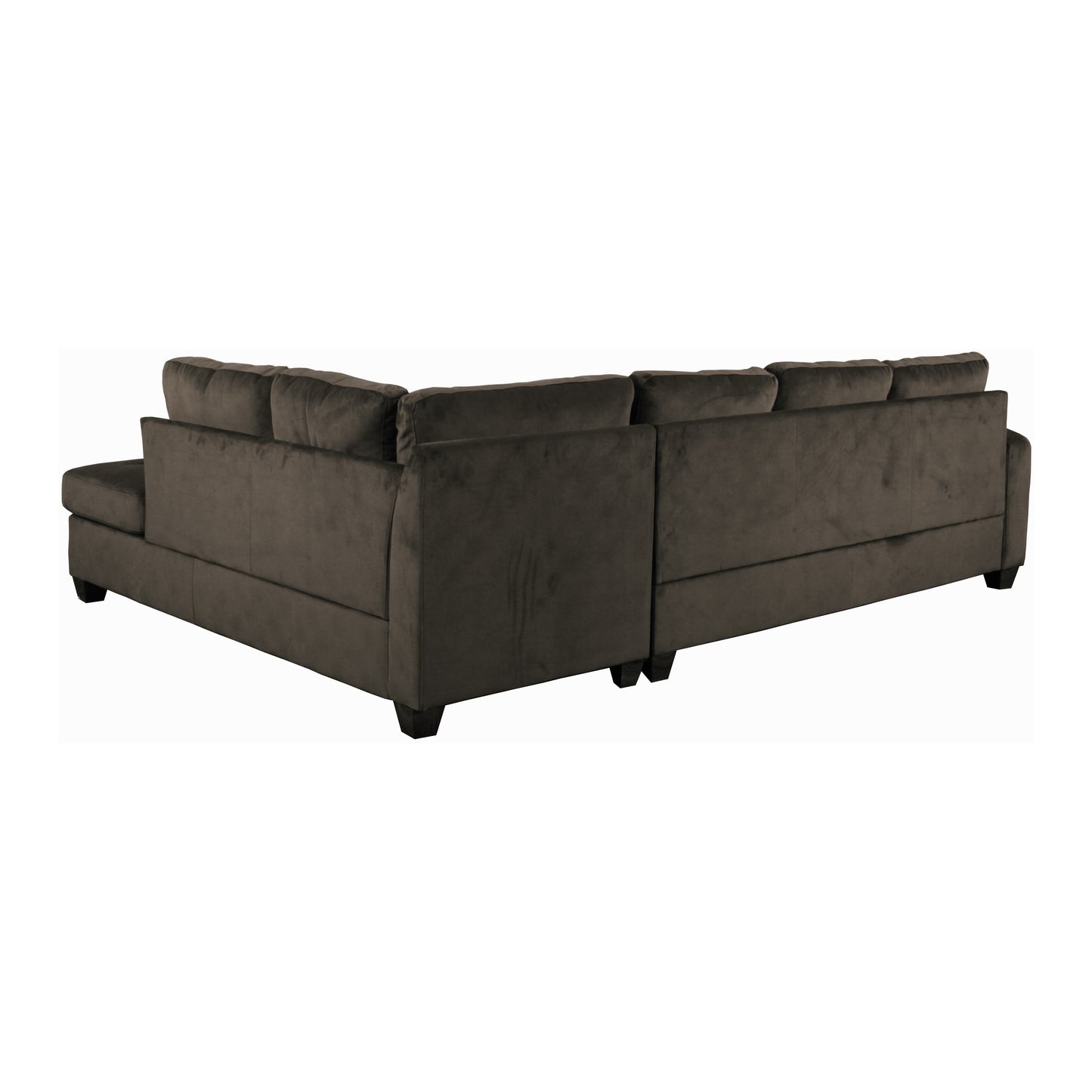 Homelegance Emilio Sectional Sofa in Chocolate 8367CH-3