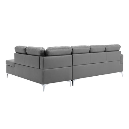 Homelegance Barrington Sectional Sofa in Gray 8378GRY for Stylish Living Spaces