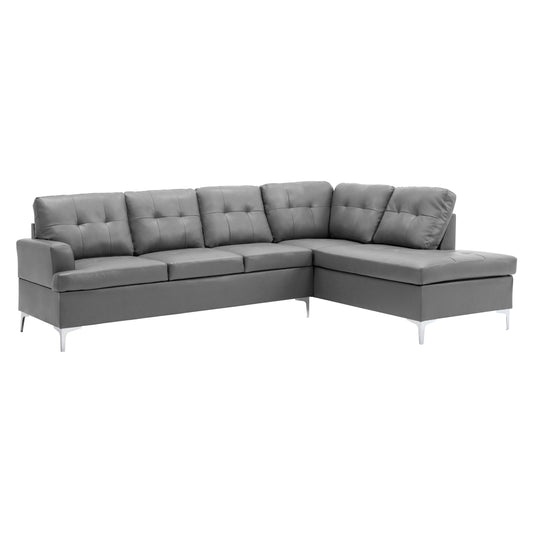 Homelegance Barrington Sectional Sofa in Gray 8378GRY for Stylish Living Spaces