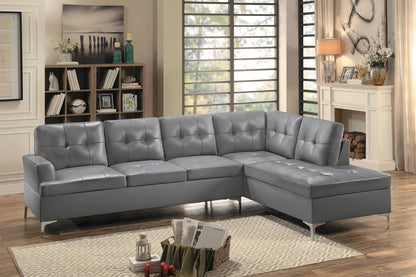 Homelegance Barrington Sectional Sofa in Gray 8378GRY for Stylish Living Spaces