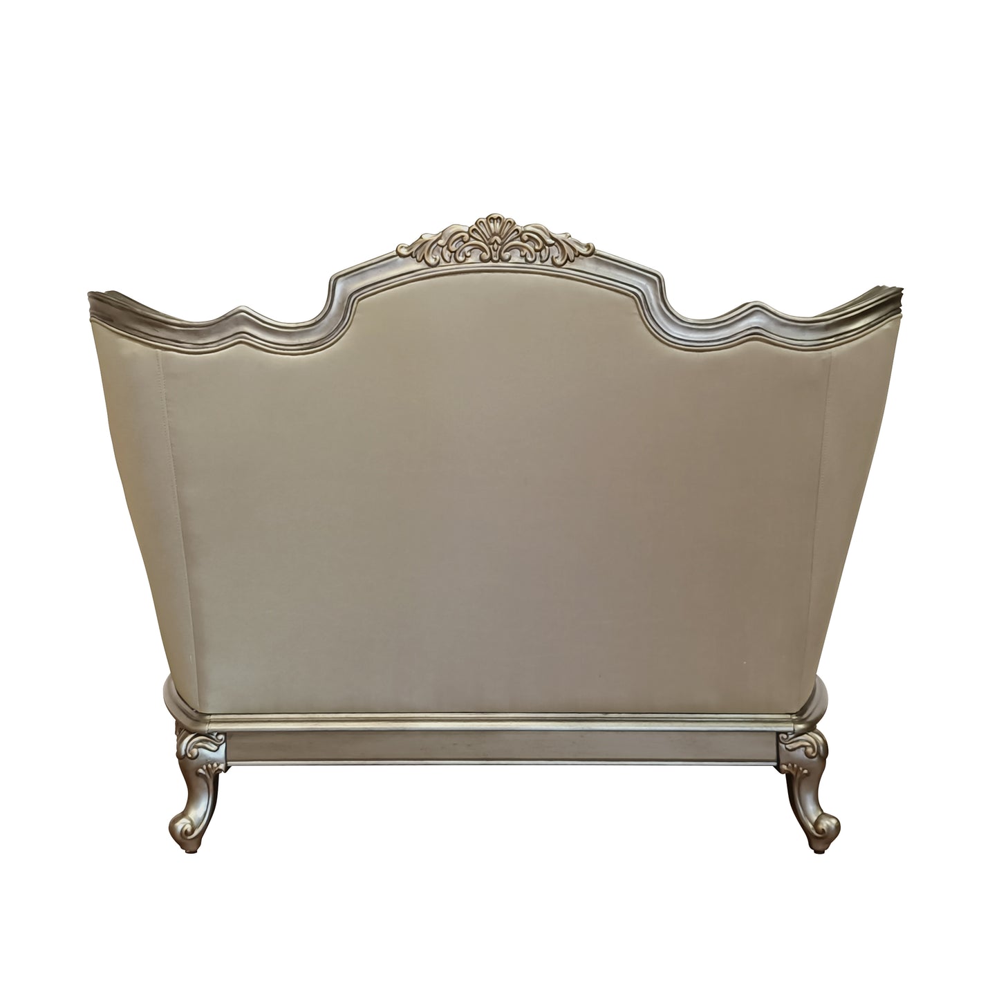 Homelegance Florentina Loveseat in Taupe Silk Like Upholstery 8412-2