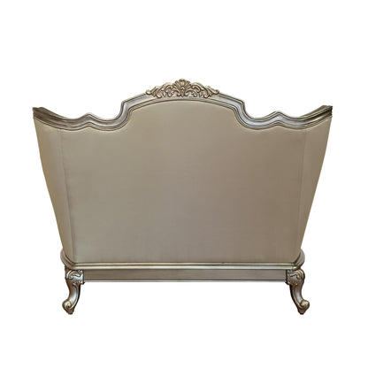 Homelegance Florentina Loveseat in Taupe Silk Like Upholstery 8412-2