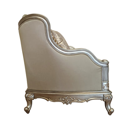 Homelegance Florentina Loveseat in Taupe Silk Like Upholstery 8412-2