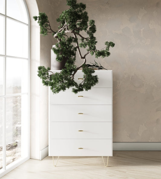 Modrest Bryan Modern White Chest