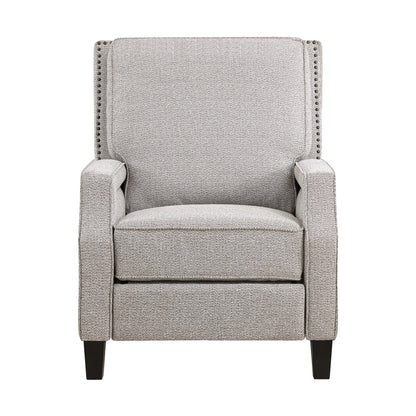 Homelegance Berenson Reclining Chair in Coconut Chenille Fabric 8504CCN-1