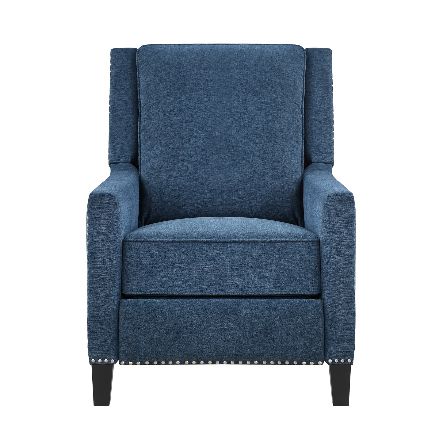 Homelegance Banks Reclining Chair in Textured Blue Fabric 8505BU-1