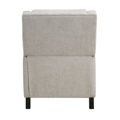 Homelegance Banks Reclining Chair in Textured Sand Fabric 8505SN-1