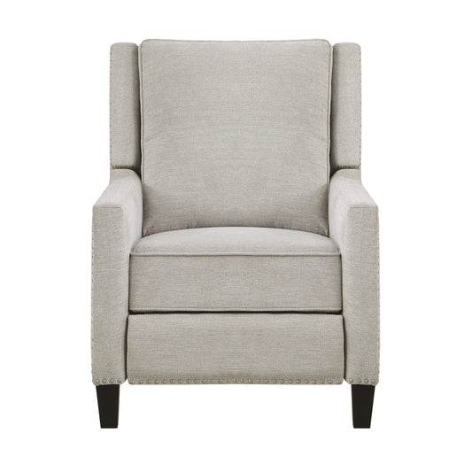 Homelegance Banks Reclining Chair in Textured Sand Fabric 8505SN-1