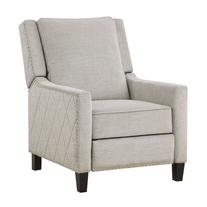 Homelegance Banks Reclining Chair in Textured Sand Fabric 8505SN-1