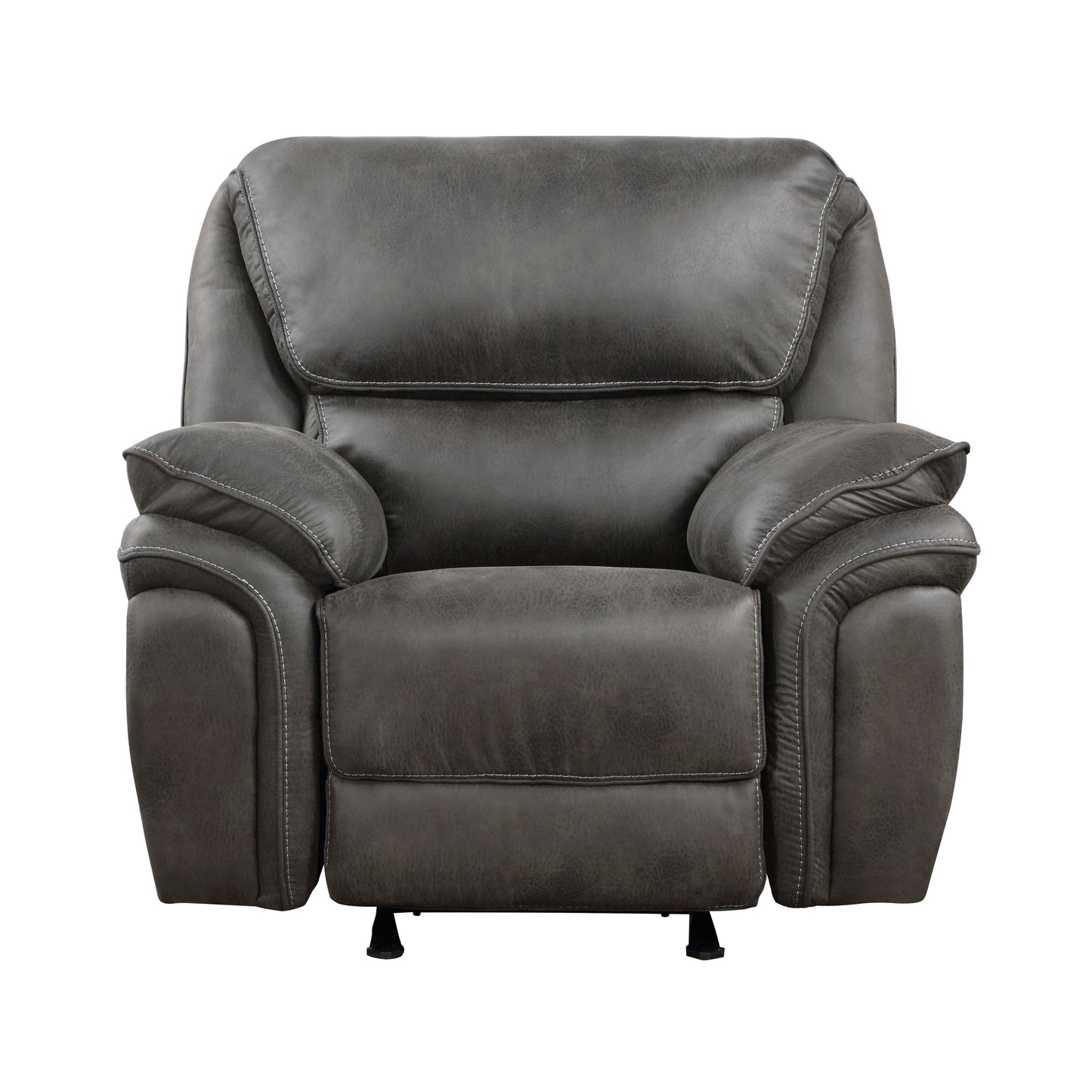 Homelegance Proctor Reclining Chair Gray Rocker Recliner 8517GRY-1