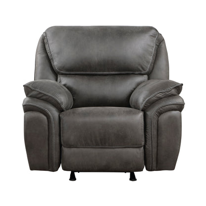 Homelegance Proctor Reclining Chair Gray Rocker Recliner 8517GRY-1
