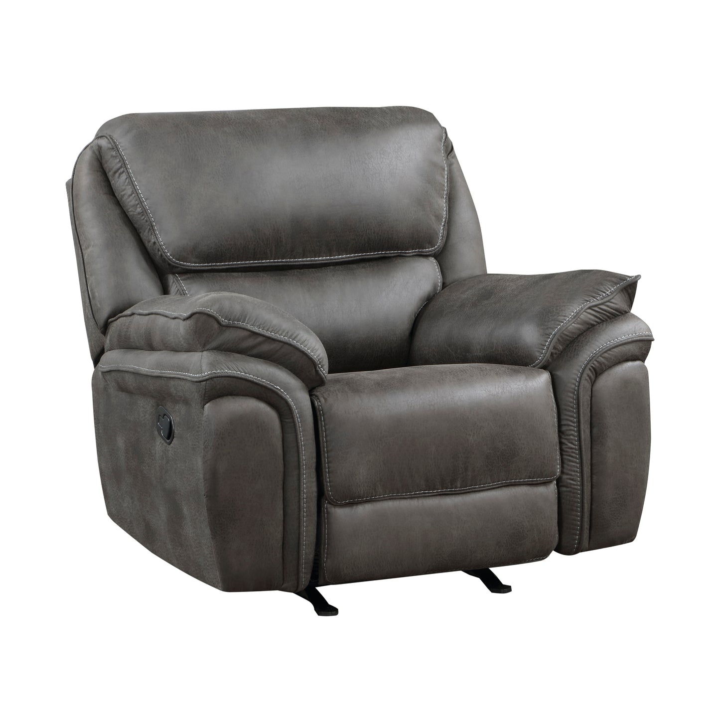 Homelegance Proctor Reclining Chair Gray Rocker Recliner 8517GRY-1