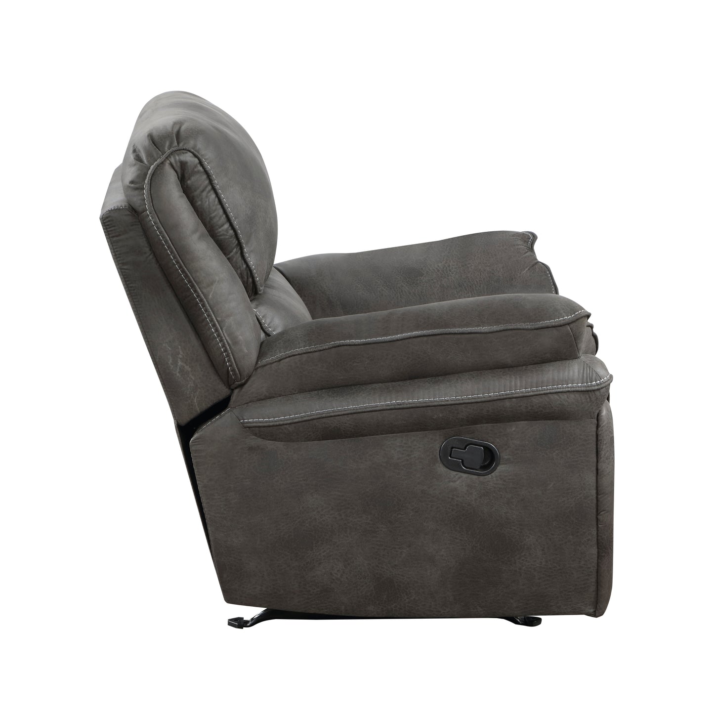 Homelegance Proctor Reclining Chair Gray Rocker Recliner 8517GRY-1