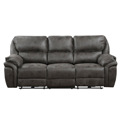 Homelegance Proctor Gray Power Reclining Sectional Sofa 8517GRY-3PW